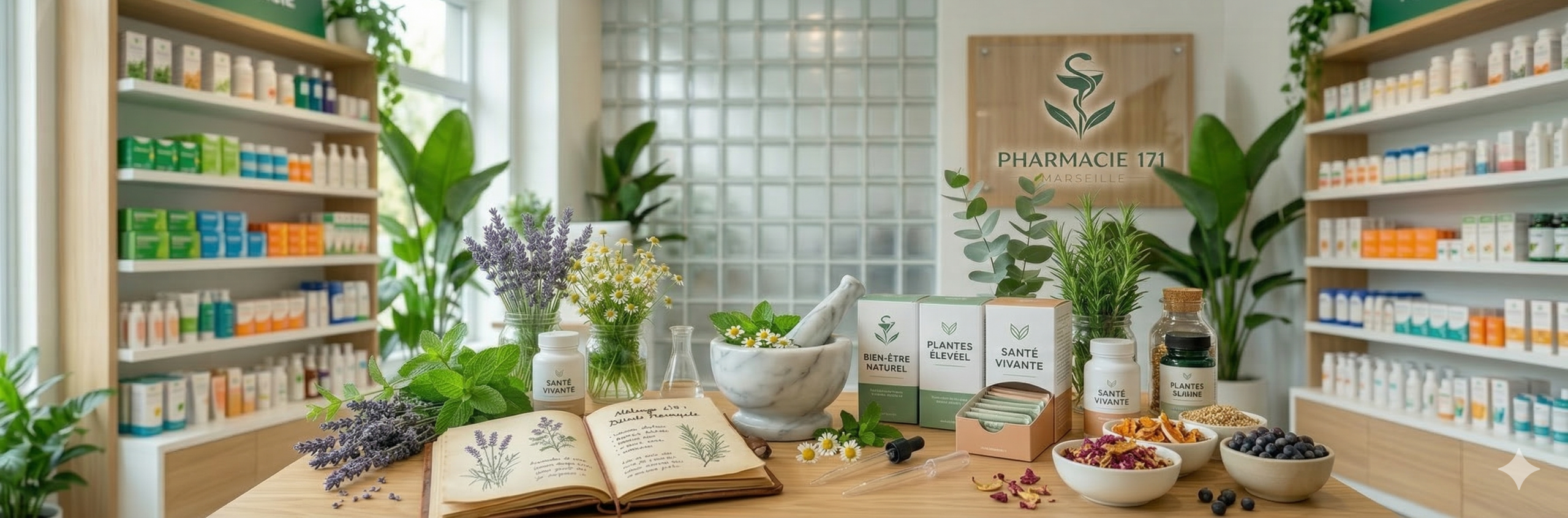 Pharmacie naturelle, produits de santé et bien-être